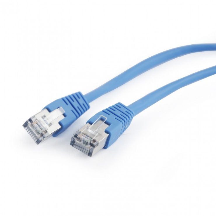 Imagine Cablu de retea FTP cat 5e 2m albastru, Gembird PP22-2M/B