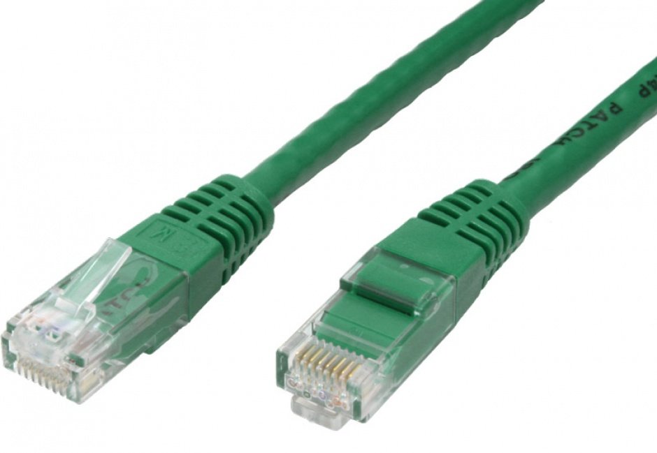 Imagine Cablu de retea RJ45 MYCON UTP Cat.6 0.5m Verde, CON1523-1