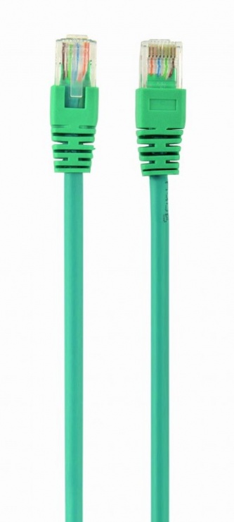 Imagine Cablu de retea RJ45 cat 5e UTP 0.25m Verde, Spacer SP-PT-CAT5-0.25M-G