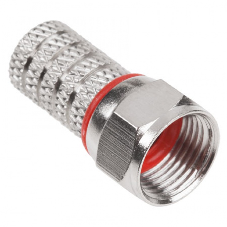 Imagine Conector F RG59 cupru dublu izolata, WTY0624