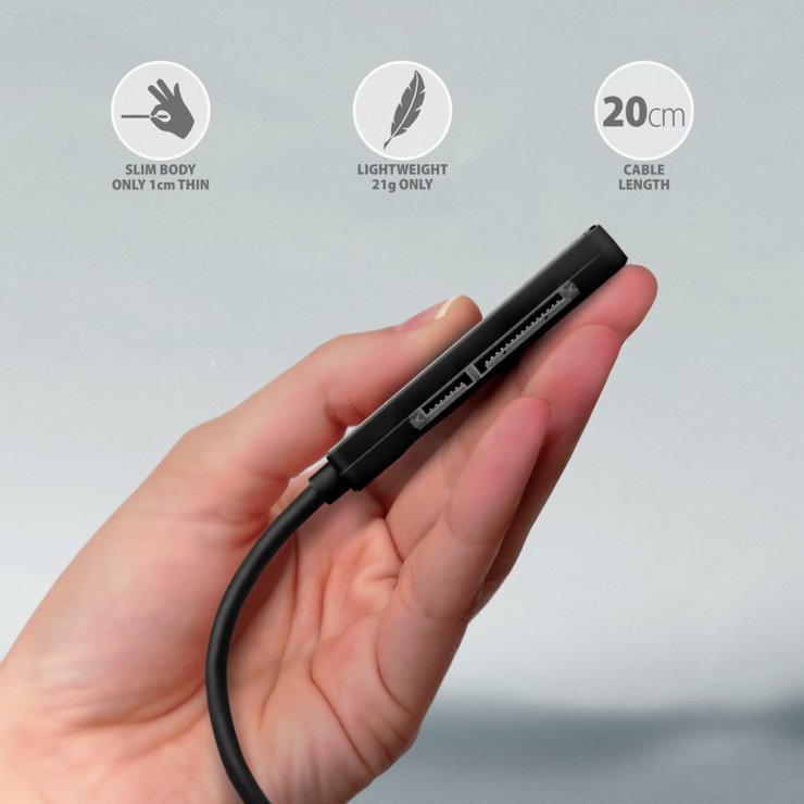 Imagine Adaptor USB 3.2 Gen1-C la HDD/SSD 2.5", Axagon ADSA-FP2C