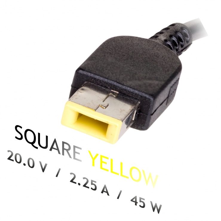 Imagine Incarcator priza pentru Lenovo Slim Tip 20V / 2.25A 45W 1.2m, AK-ND-51