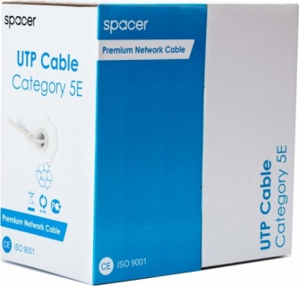 Rola cablu de retea UTP cat 5e 305m, Spacer RCAT5ECCA