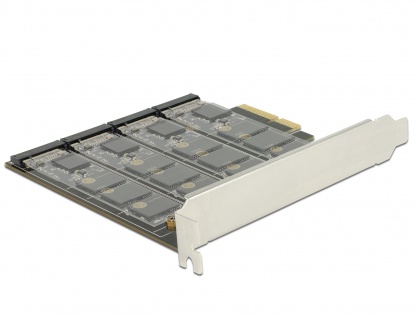 PCI Express cu 4 porturi M.2 key B RAID, Delock 89888