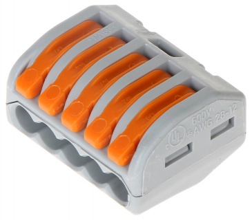 Conector rapid 5x Wago 0.08 - 2.5mm2 400V 32A, 222-415