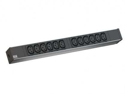 Prelungitor PDU 19" Schuko la 12 x IEC C13 16A 2m, Bachmann 333.616