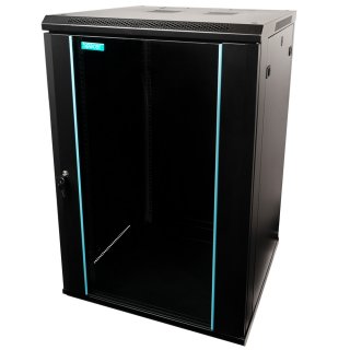 Cabinet 19" 18U 600x600mm Flatpack montare perete, Spacer SPCW-18U-600-BK-03